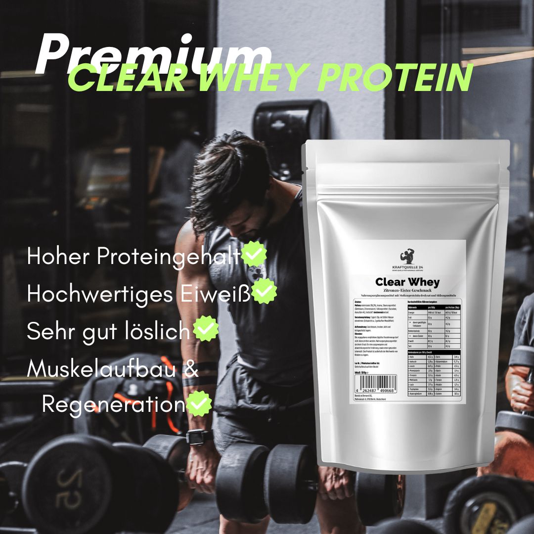 Clear Whey Protein | Ice Tea Lemon Geschmack | 500g Beutel