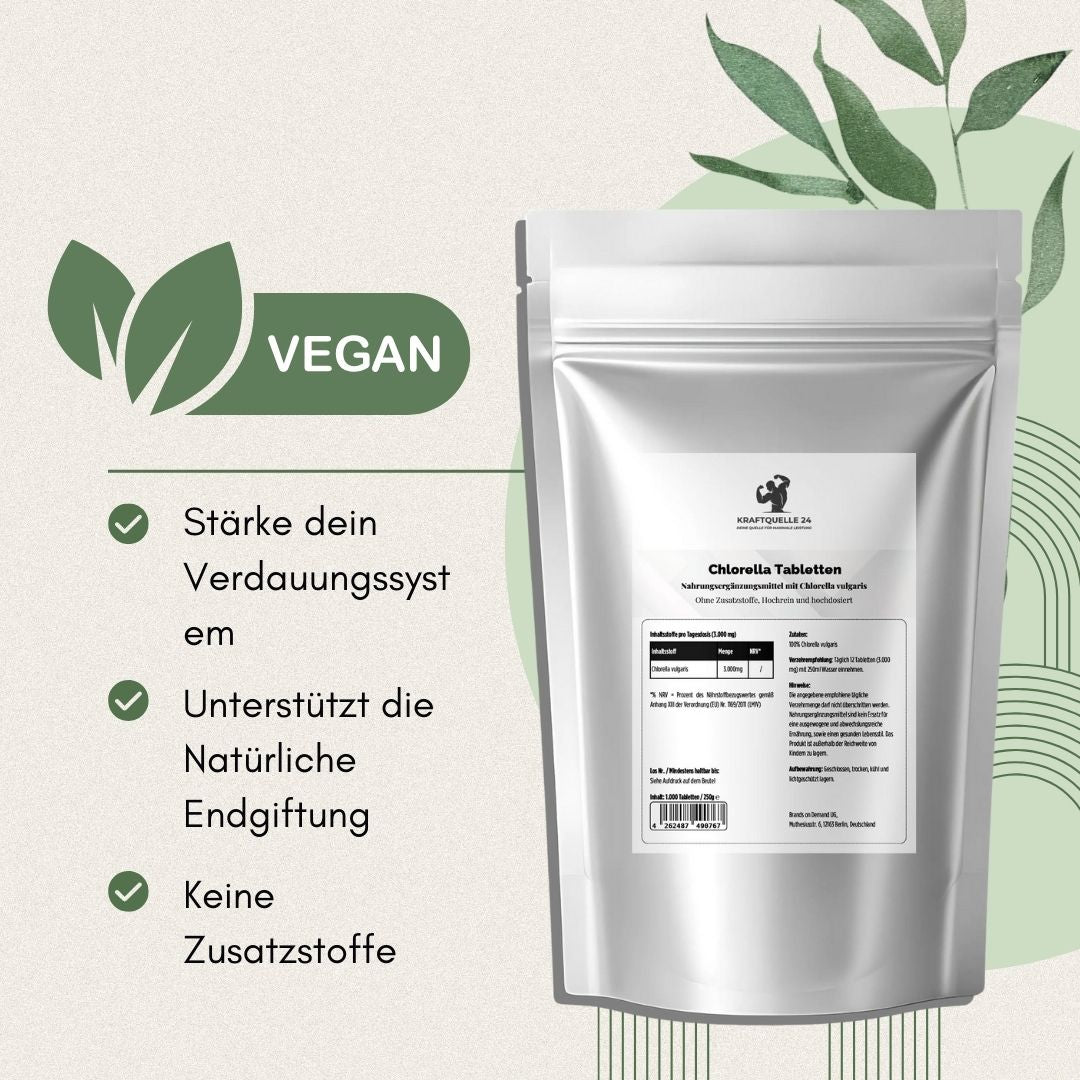 Chlorella - 1000 Tabletten