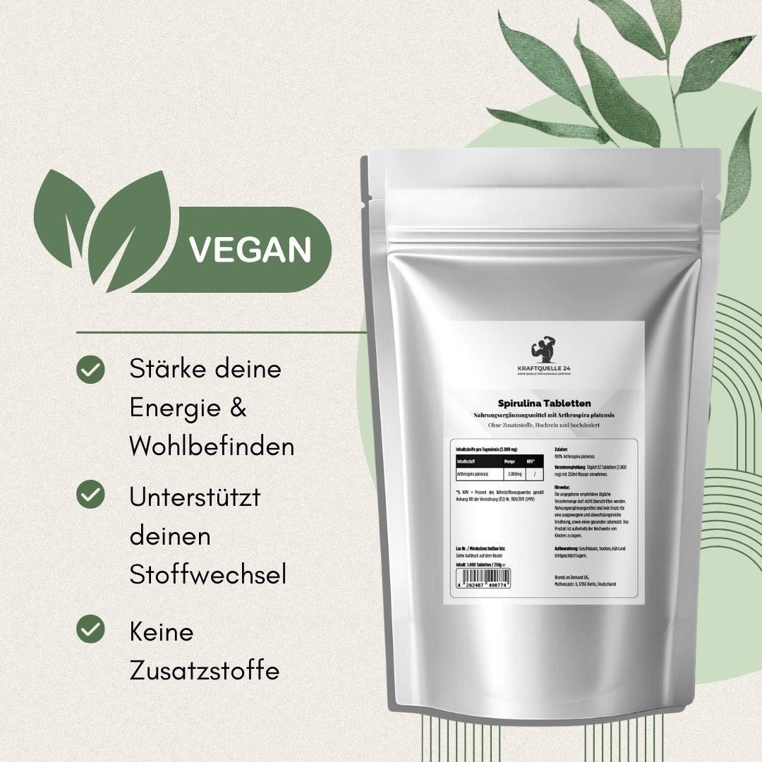 Spirulina - 1.000 Tabletten