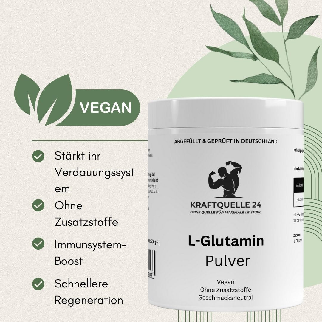 L-Glutamin Pulver - 500g