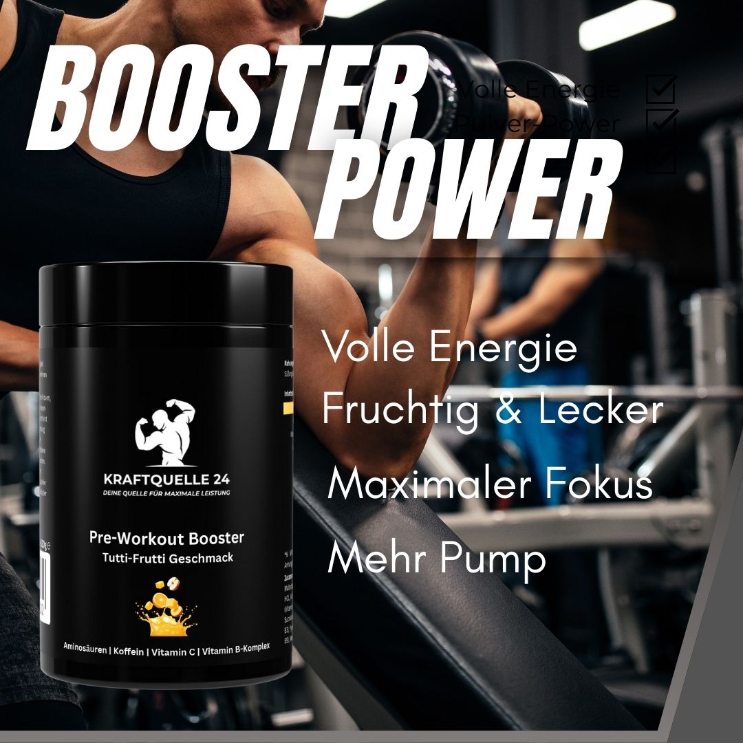 Pre-Workout Booster | Tutti Frutti Geschmack | 520g Dose