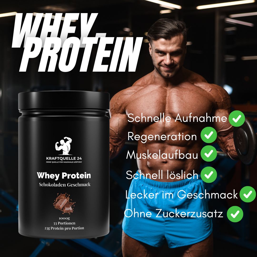Premium Whey Protein | Schokolade Geschmack | 1000g Dose