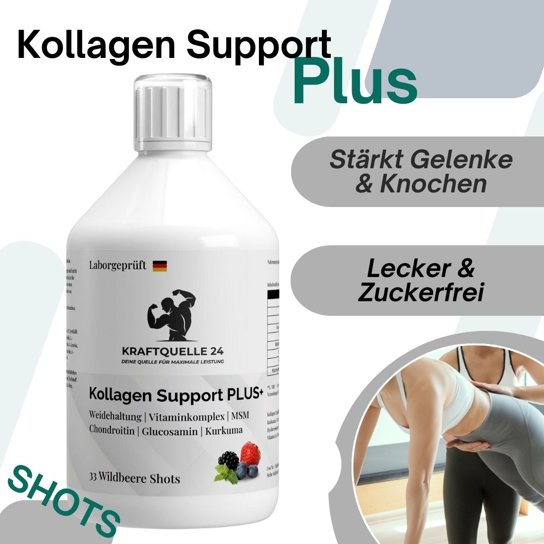 Kollagen Support PLUS+ Shots - Wild Berry - 500ml