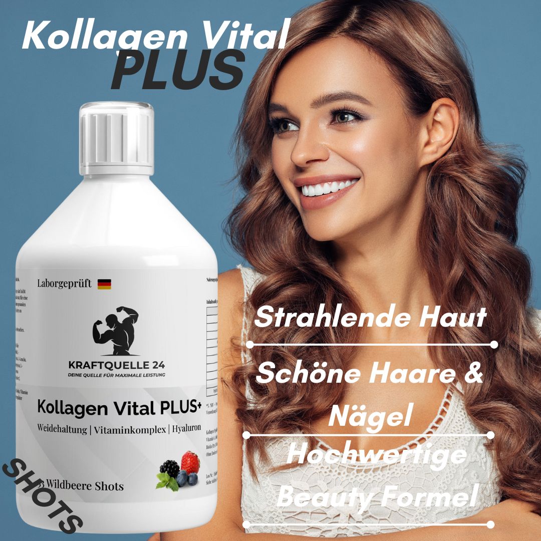 Kollagen Vital PLUS+ Shots - Wild Berry - 500ml
